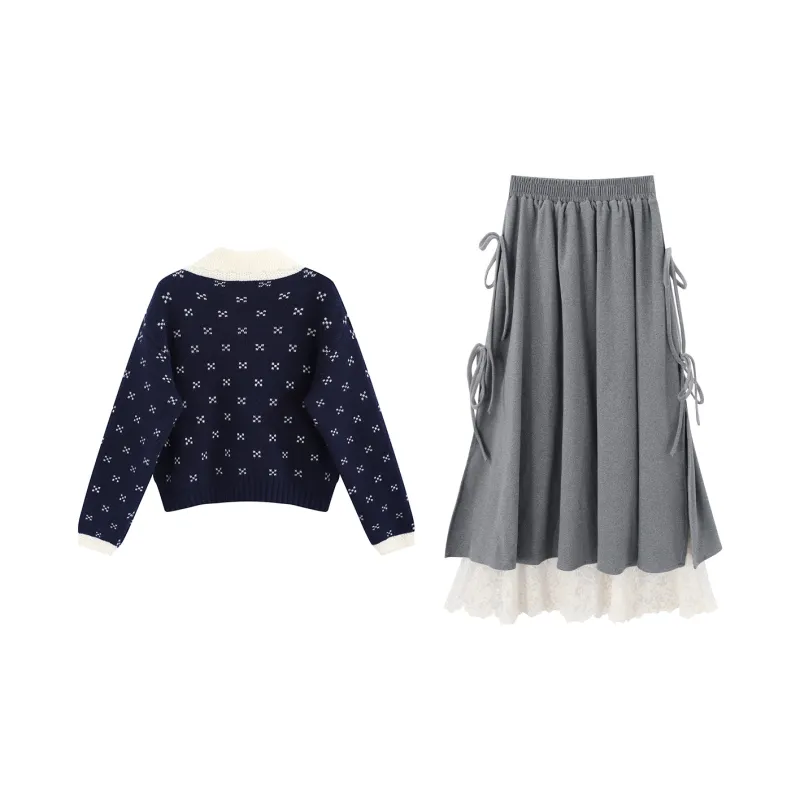 Garbege Two Piece Skirt Sets Women's-1
