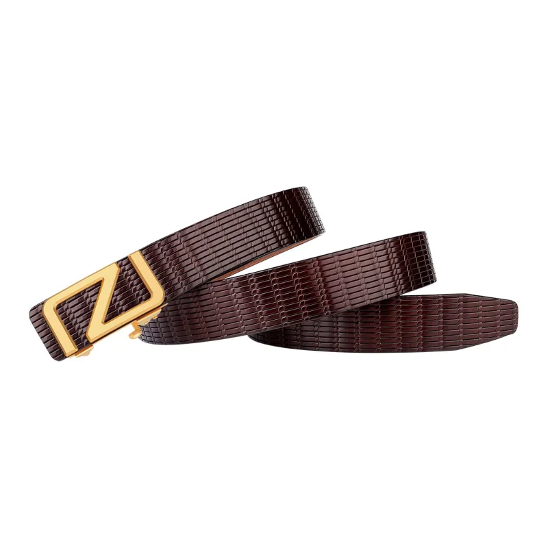 CATELLES Top Grain Cow Leather Leather Belts Men's Width: 3.5cm-9