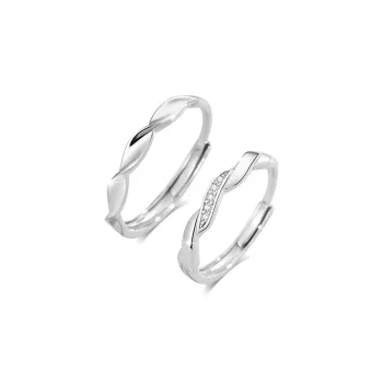 BLANK IN BLANK 999 Fine Silver Rings Unisex