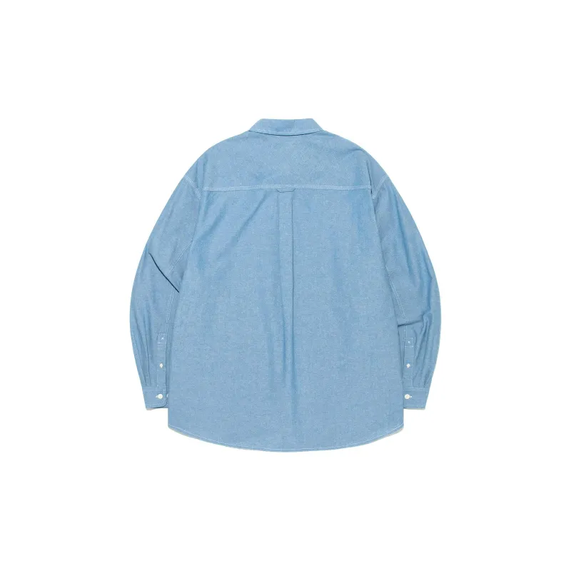 Lee Shirts Men Indigo-1