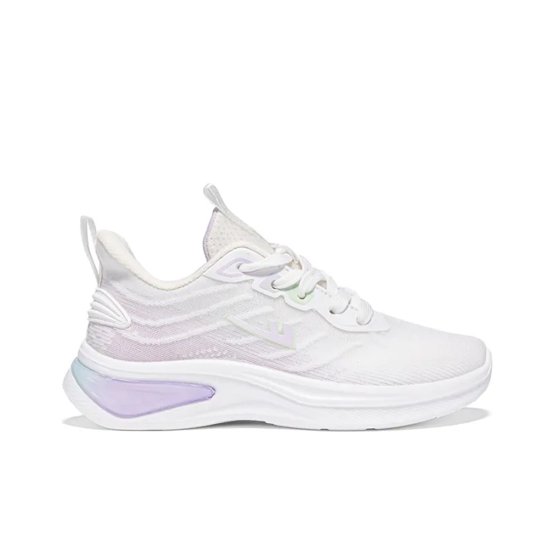 Warrior Cushioning Rebound Wear Resistant Lightweight Breathable Low Top Running Shoes Women's-1