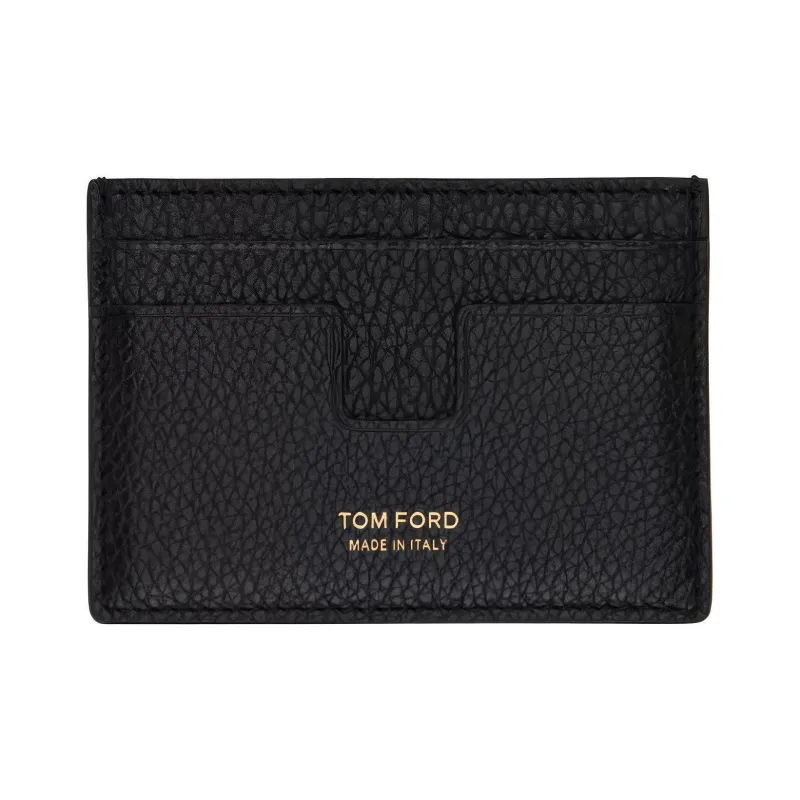 TOM FORD Logo Printed Hooked Card Holder-0