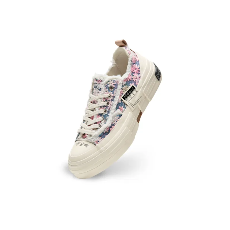 VESSEL Anti-Slip And Wear-Resistant Height Increasing Low-Top Skateboard Shoes Unisex Multicolor-1