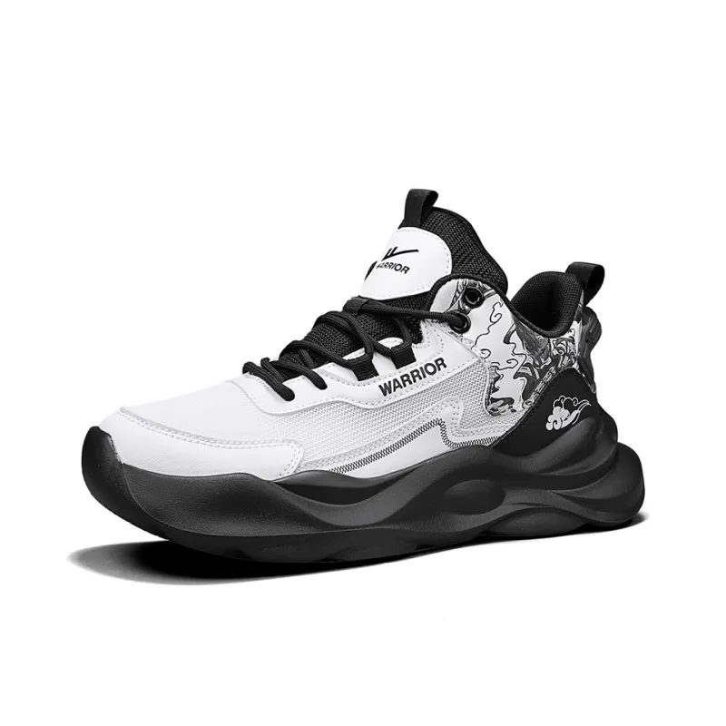 Warrior Cushioning Lightweight Slip-Resistant Mid-Top Basketball Shoes Men's-15