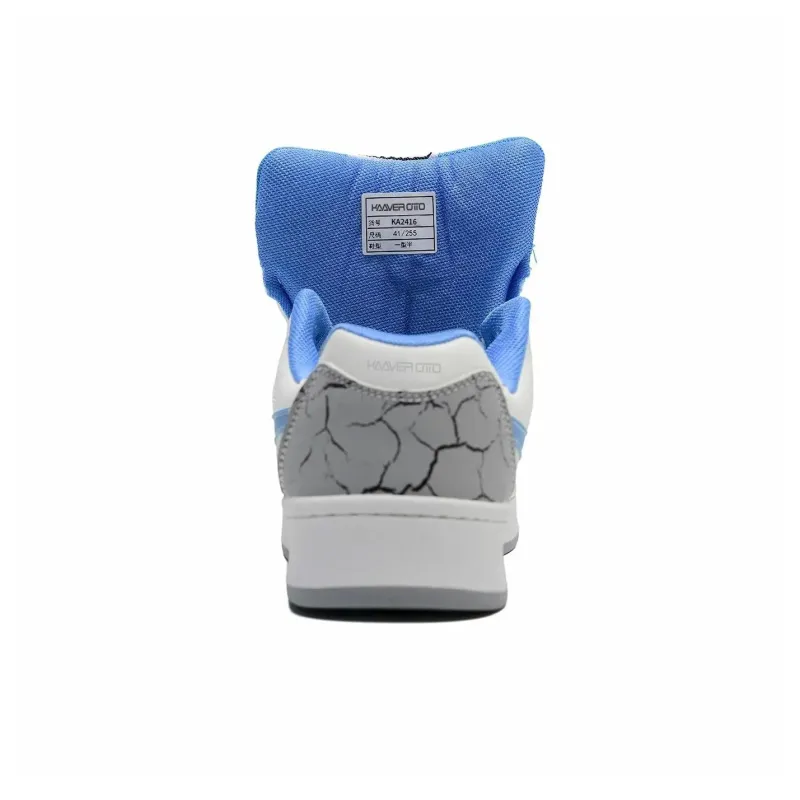KAAVER OTTO Skateboard Shoes Unisex Low Top White-4