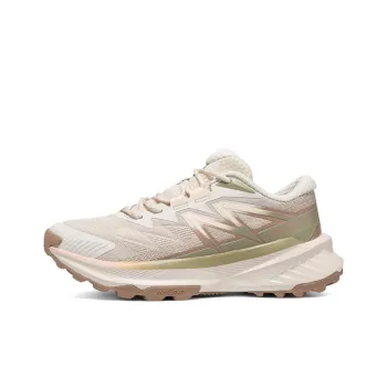 361° Durable Lightweight Cushioning Low-Top Outdoor Shoes Women's Beige Green