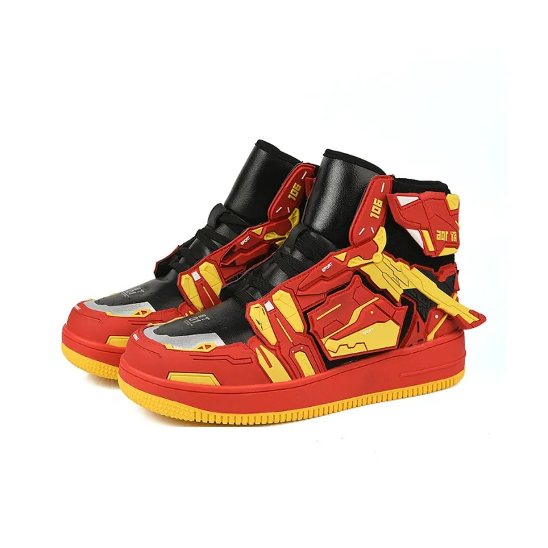Jerden Smith Coverage Slip Resistant And Abrasion Resistant High Top Skateboard Shoes Unisex-5