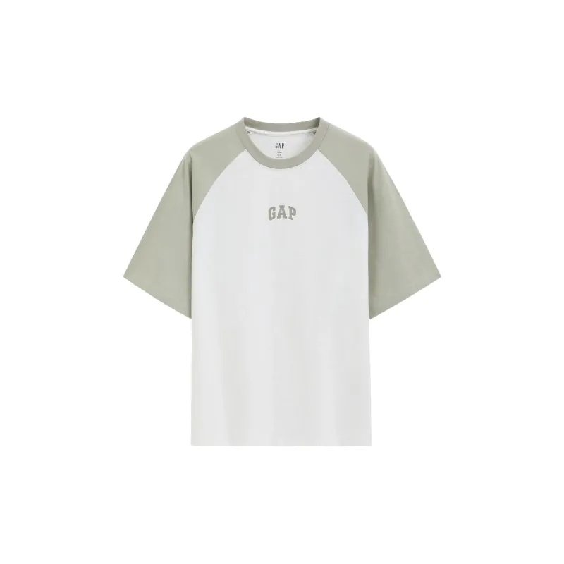 GAP T Shirt Unisex Light Green+Necklace-1