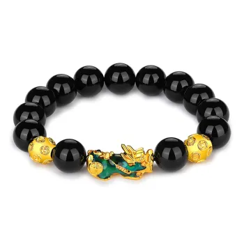 Emerald Colored Glaze Bracelets Unisex