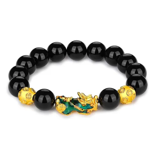 Emerald Colored Glaze Bracelets Unisex