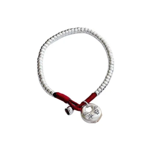 AITAO Foot Silver Bracelet 999 Fine Silver Unisex