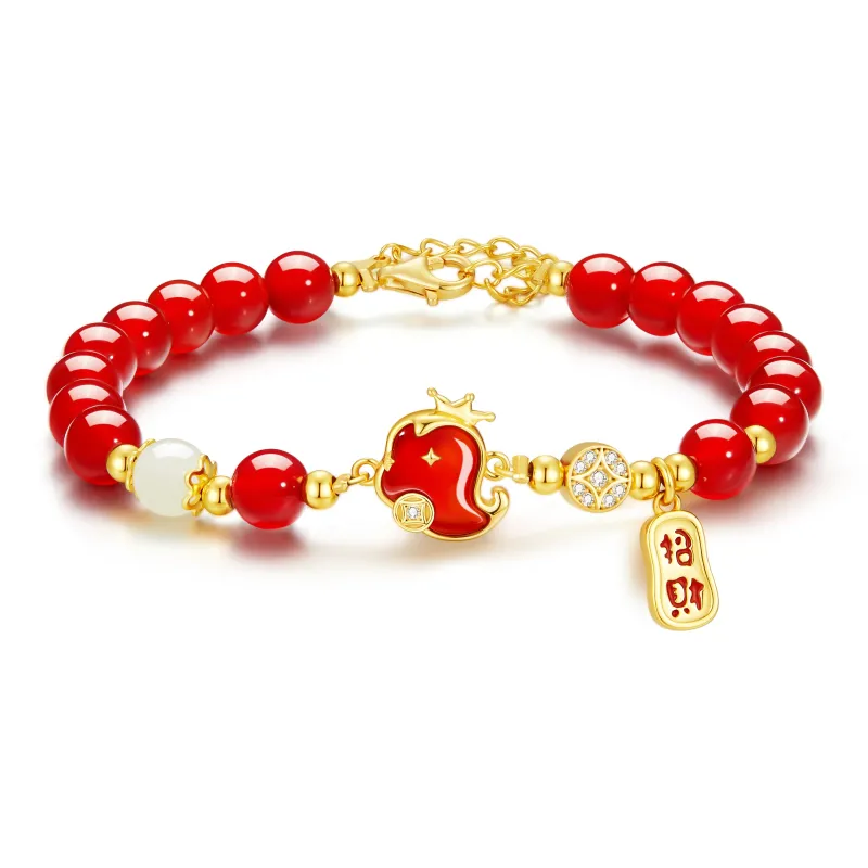 Central Fashion Agate Bracelets Women's-0