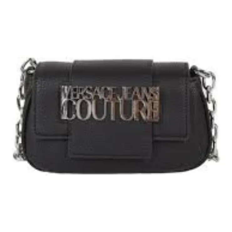 VERSACE JEANS COUTURE Polyester Handbag Shoulder Bag Women's Black-2