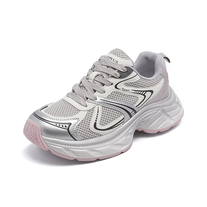 FIVE PLUS Anti Slip Wear Resistant Low Top Chunky Sneakers Women's-1
