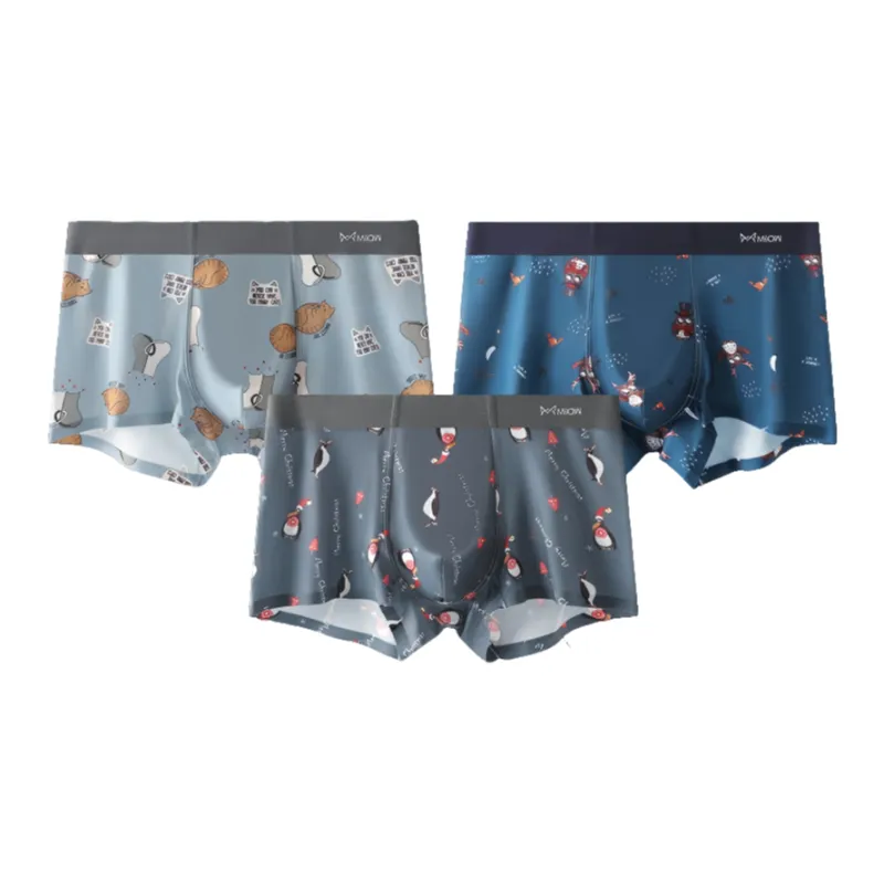 MIIOW Trend Party Series Underpants Men's 3 Pack-4
