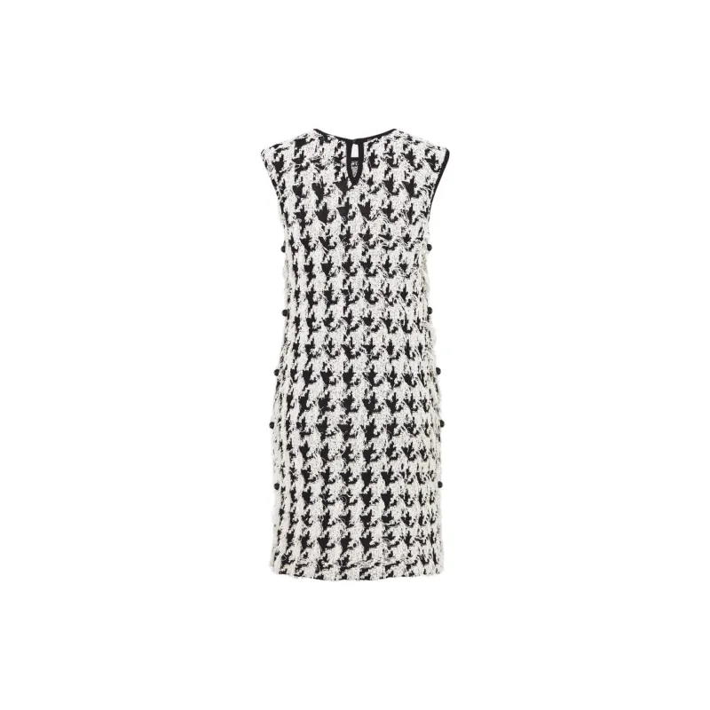 DIOR SS25 Sleeveless Dress Women's Black White-1