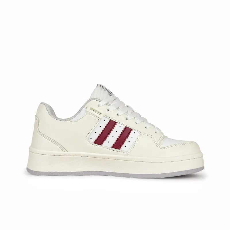 Rongchuan Anti-Slip And Wear-Resistant Lightweight Low-Top Skateboard Shoes Unisex Beige Red-1