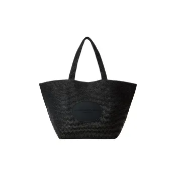 Alexander Wang Logo Embossed Xl Punch Tote Bag
