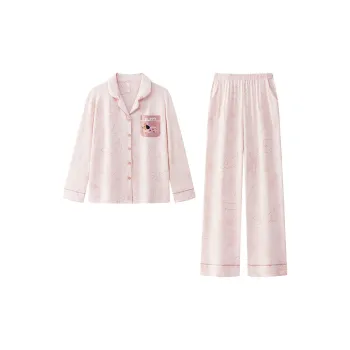 Gongdie Pajama Set Women's Pink