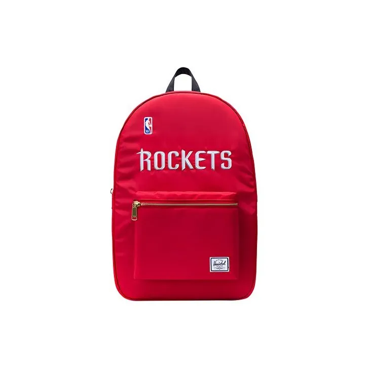Herschel NBA Collaboration Polyester Backpack Large Size Unisex Red-0
