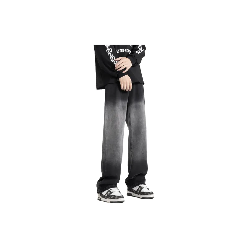 WARNING LIGHT Jeans Unisex Black-1