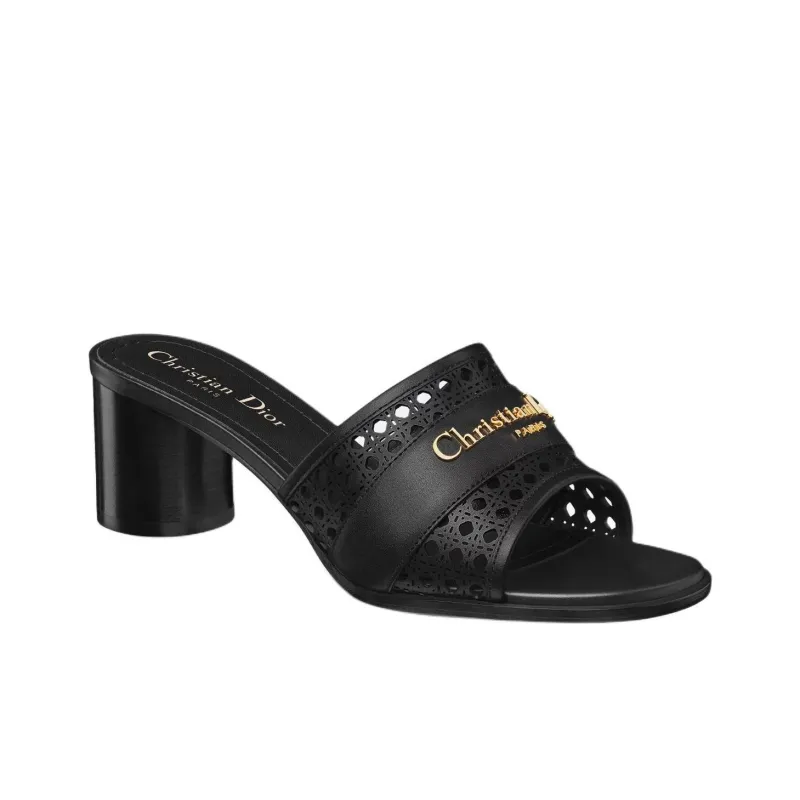 DIOR D Lane Slip Resistant Slide Slippers 5.5cm Women's Black-2