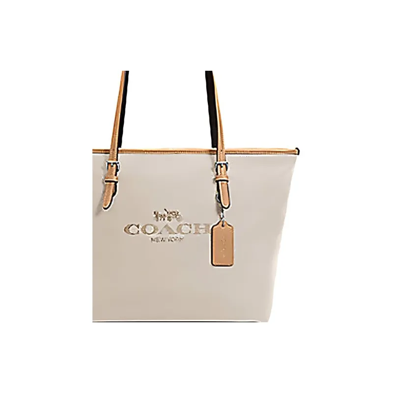 COACH Zip Top Tote Handbags-4