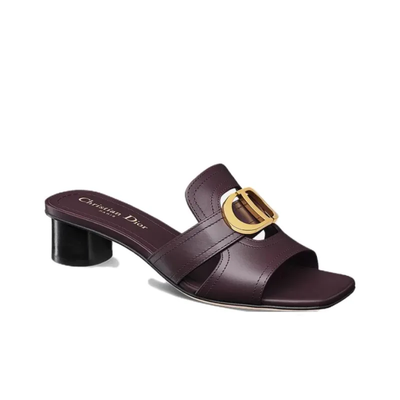 DIOR 30 Montaigne Slip-Resistant Slide Slippers 3.5cm Women's Russet-2