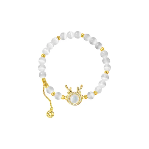 Gramda Glass Cat Eye Bracelets Women's