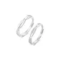 Mobius Couple Rings[Sterling Silver 999]