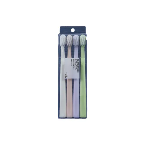CHENYISHENG Minimalist Style Japanese Soft Bristle Toothbrush 4 Pack For Adults Matte Controller Soft Bristles
