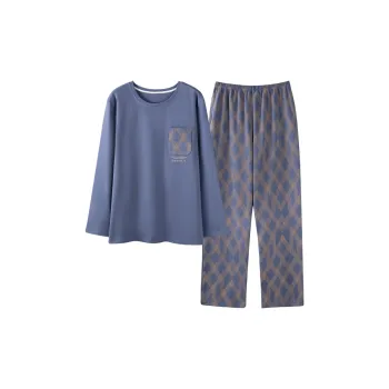 MADALLO Pajama Set Men's Dusty Blue