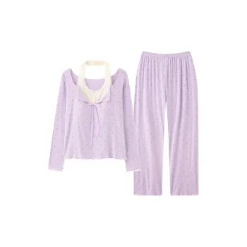 Qiao Ni Tong Pajama Set Women's Image Color