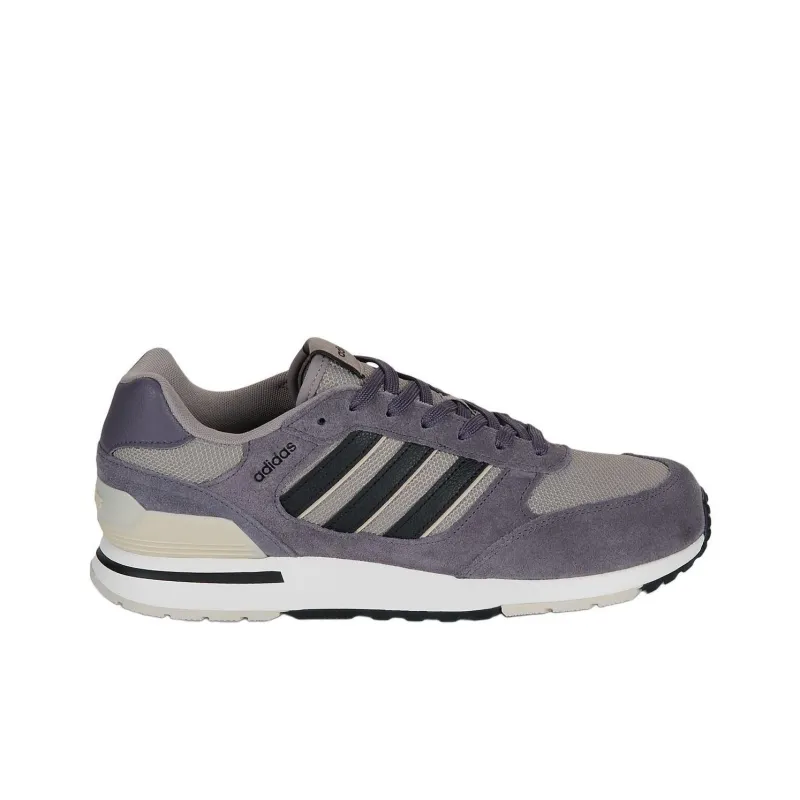 Adidas Run 80s Anti Slip Wear Resistant Low Top Running Shoes Men's Gray Black-1