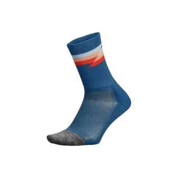 FEETURES Mid Calf Socks Unisex 1 Pack Blue