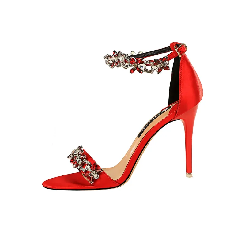 QITUMAUL One Strap Sandals Women's-12