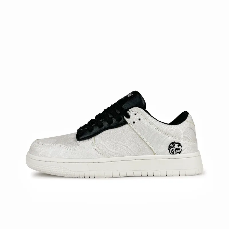 Rongchuan Anti-Slip And Wear-Resistant Lightweight Low-Top Skateboard Shoes Unisex White-0