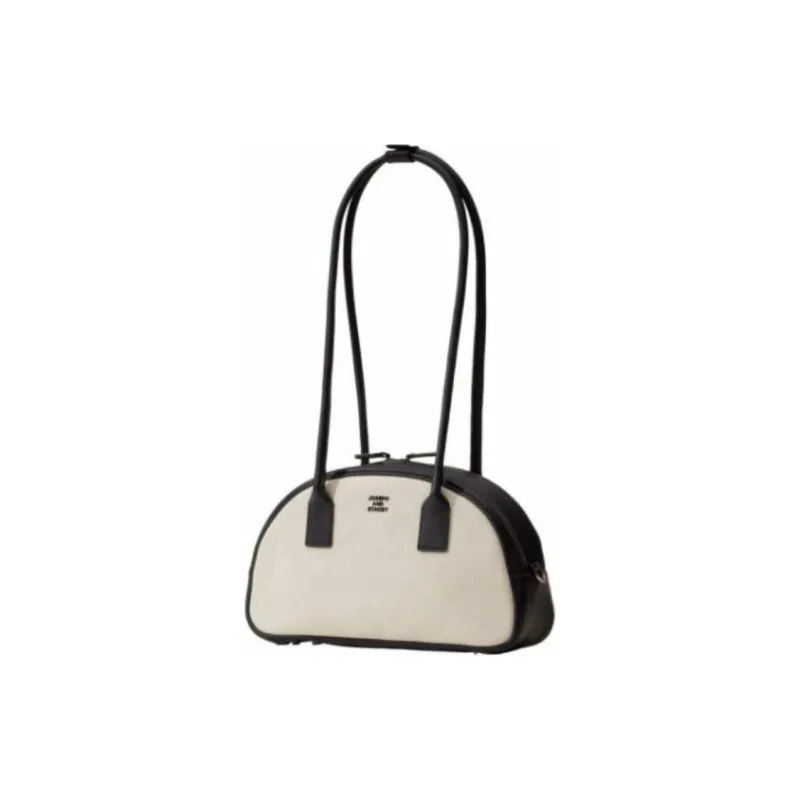 JOSEPH&STACEY Cotton Canvas Handbag Shoulder Bag Women's Ecru-1