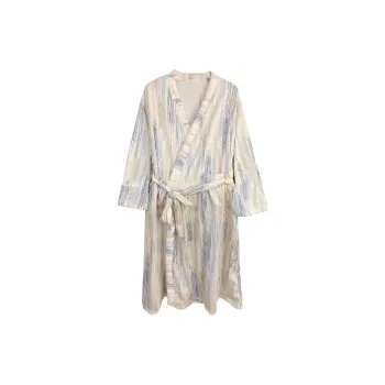 ANVINAL Bath Robes Women's Beige