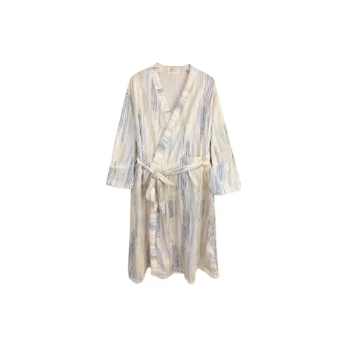ANVINAL Bath Robes Women's Beige