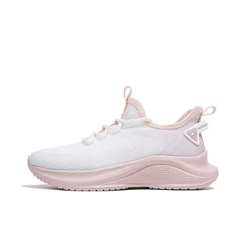 Warrior Cushioned Wear-Resistant Breathable Low-Top Casual Running Shoes Women's White Pink