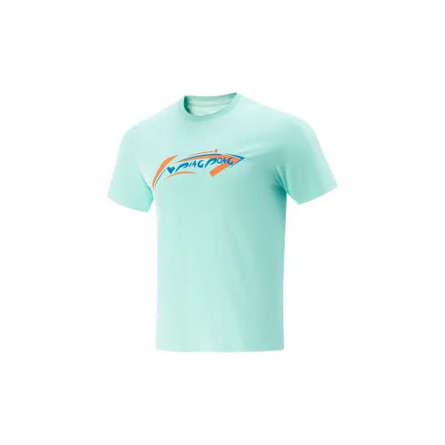 LiNing T Shirt Unisex Island Blue