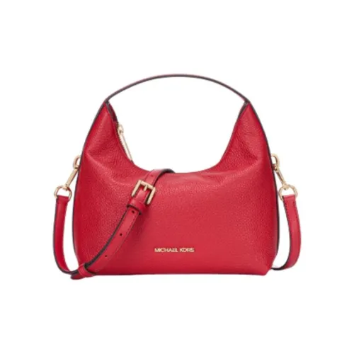 MICHAEL KORS Cow Leather Handbag Small Size Women's Bright Red