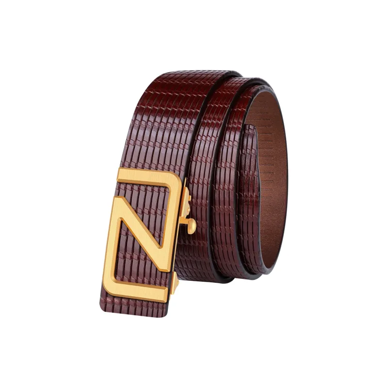 CATELLES Top Grain Cow Leather Leather Belts Men's Width: 3.5cm-6