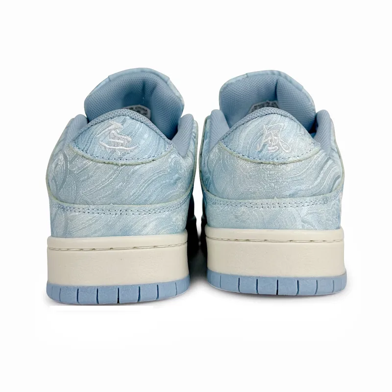 Rongchuan Anti-Slip And Wear-Resistant Lightweight Low-Top Skateboard Shoes Unisex Blue-3