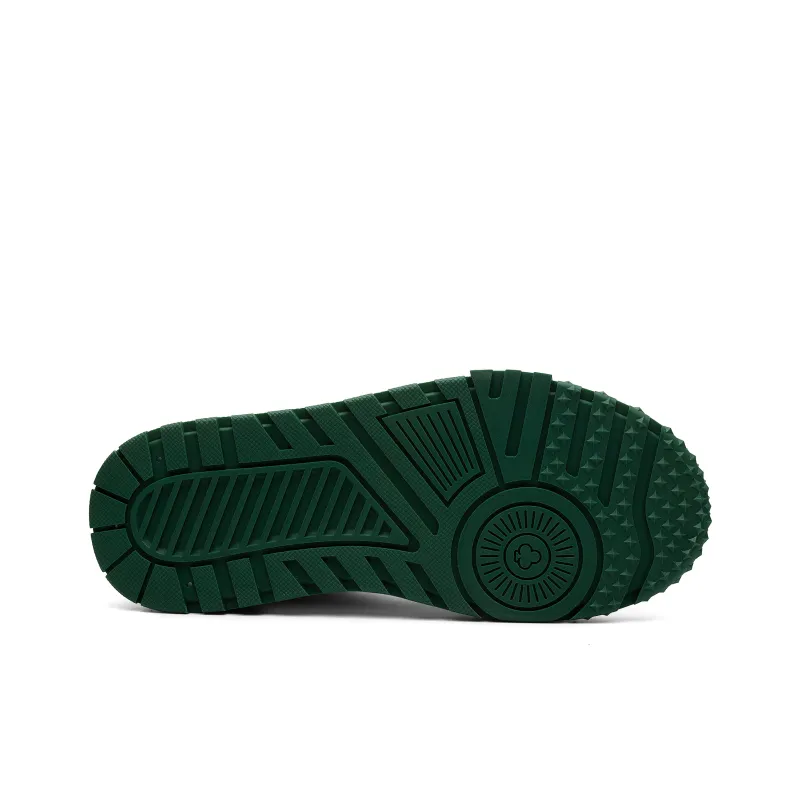 JEEP SPIRIT Skateboard Shoes Men Low Top Dragon Well Green-3