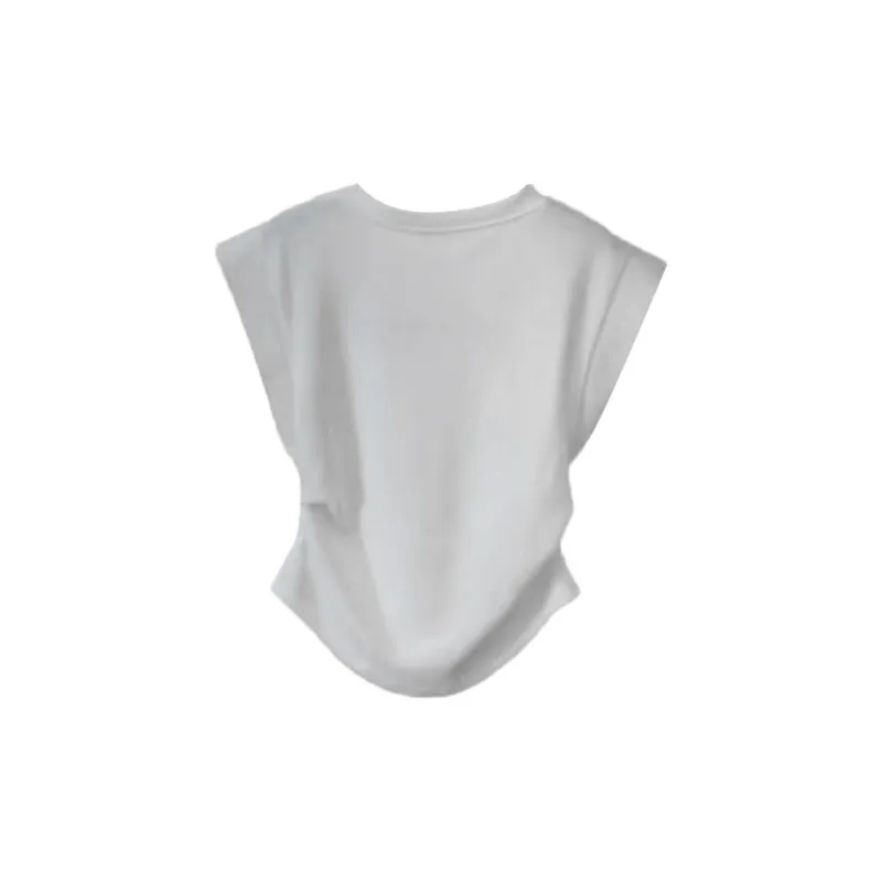 Oudifu T Shirts Women's White-1