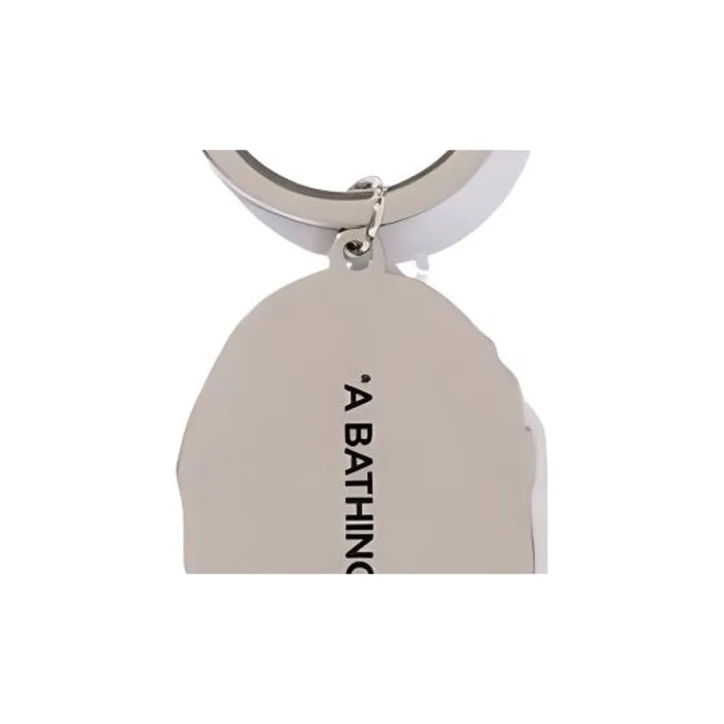 A BATHING APE Zinc Alloy Epoxy Resin Keychain Bag Accessory Medium Size Men's Brown-3