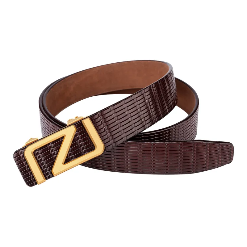 CATELLES Top Grain Cow Leather Leather Belts Men's Width: 3.5cm-8