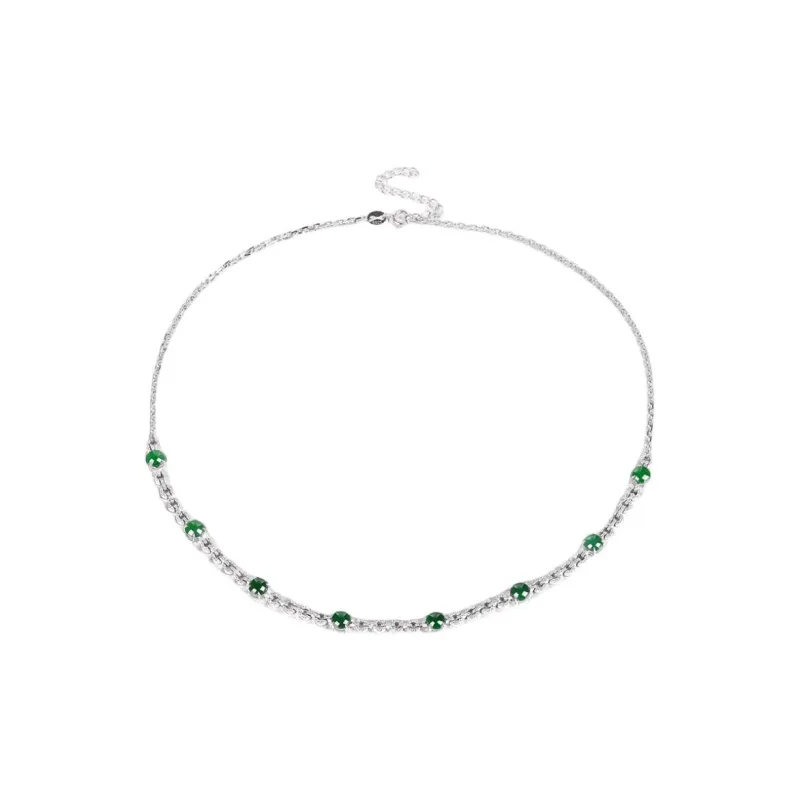 PEARL QUEEN Glutinous Jade Jadeite Necklaces Women's-0